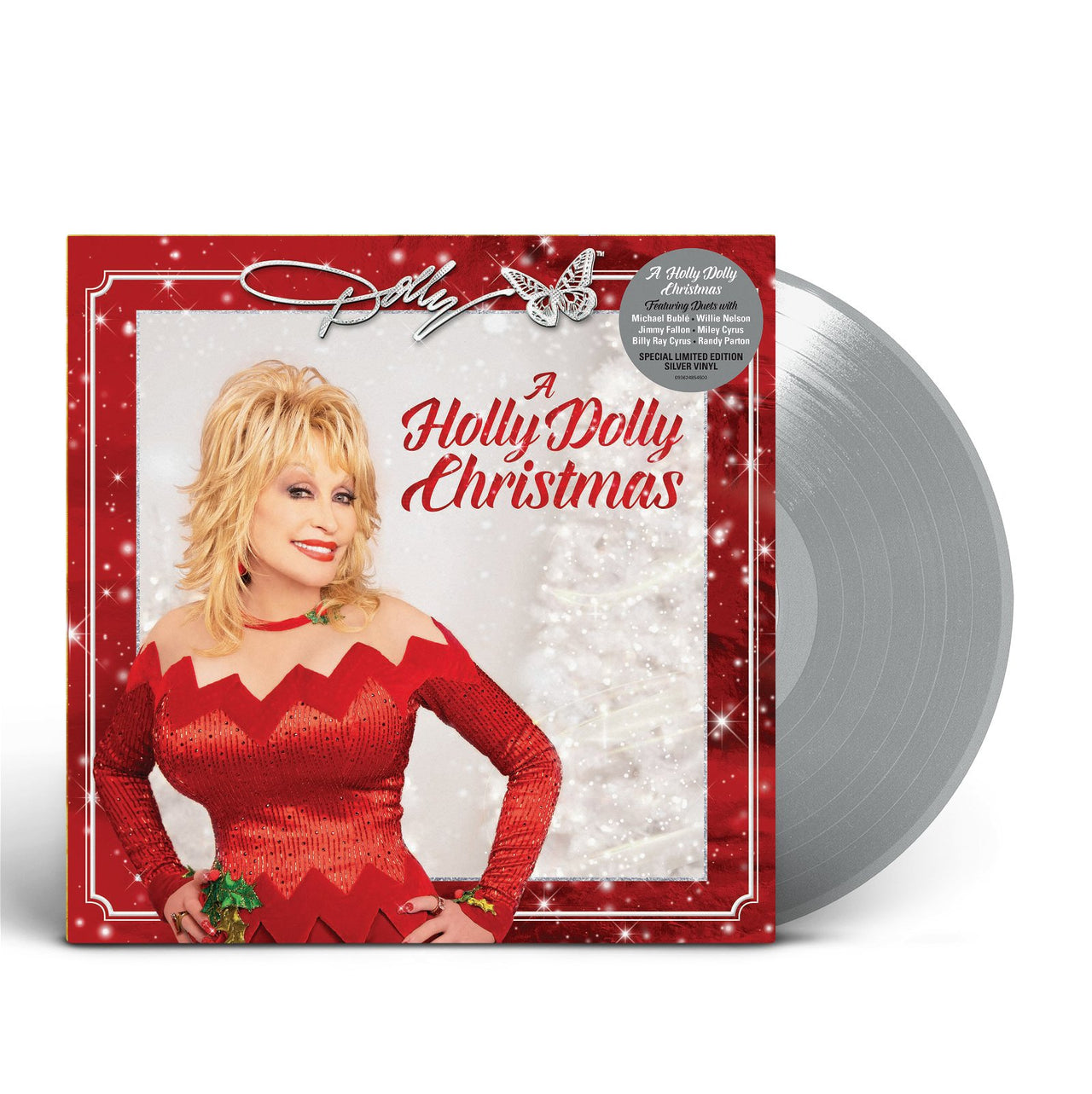 Dolly Parton: A Holly Dolly Christmas Vinyl LP (Silver)