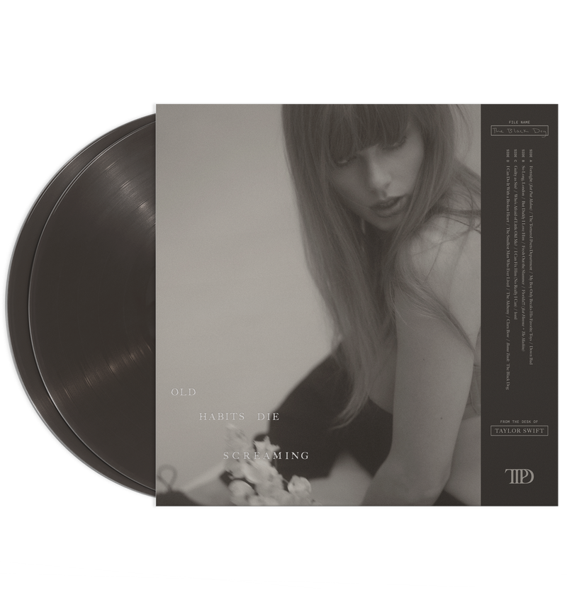 Taylor Swift: The Tortured Poets Department Vinyl LP (Ink Black) (+ the Black Dog)