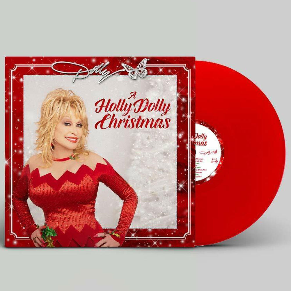 Dolly Parton: A Holly Dolly Christmas Vinyl LP (Red)