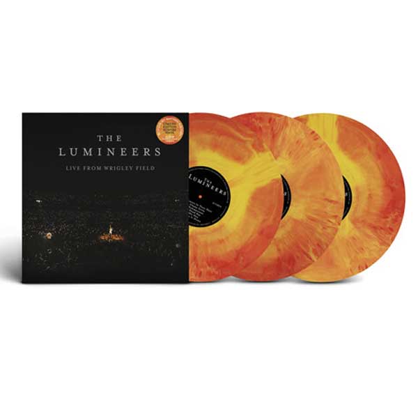 The Lumineers - brightside LP. Limited edition tangerine vinyl with signed selling print