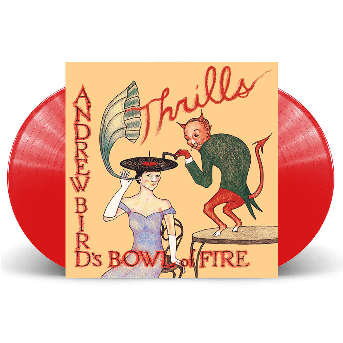 Andrew Bird's Bowl of Fire: Thrills Vinyl LP (Red)