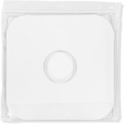 12" Vinyl LP Record Inner Sleeves, (White, Round Corner) 50 pack