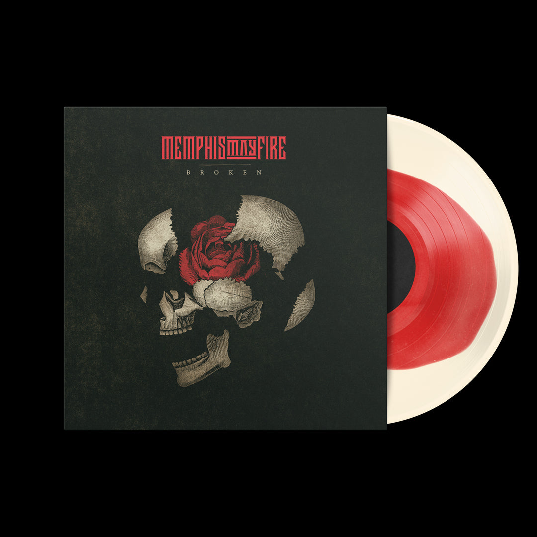 Memphis May Fire: Broken Vinyl LP (Bone & Red)