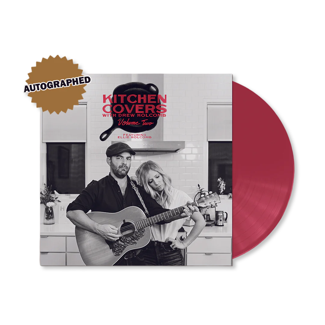 Drew & Ellie Holcomb: Kitchen Covers Vol. 2 Vinyl LP (Red, Autographed)