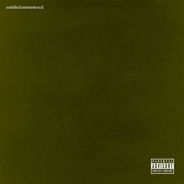 Kendrick Lamar:  Untitled Unmastered Vinyl LP