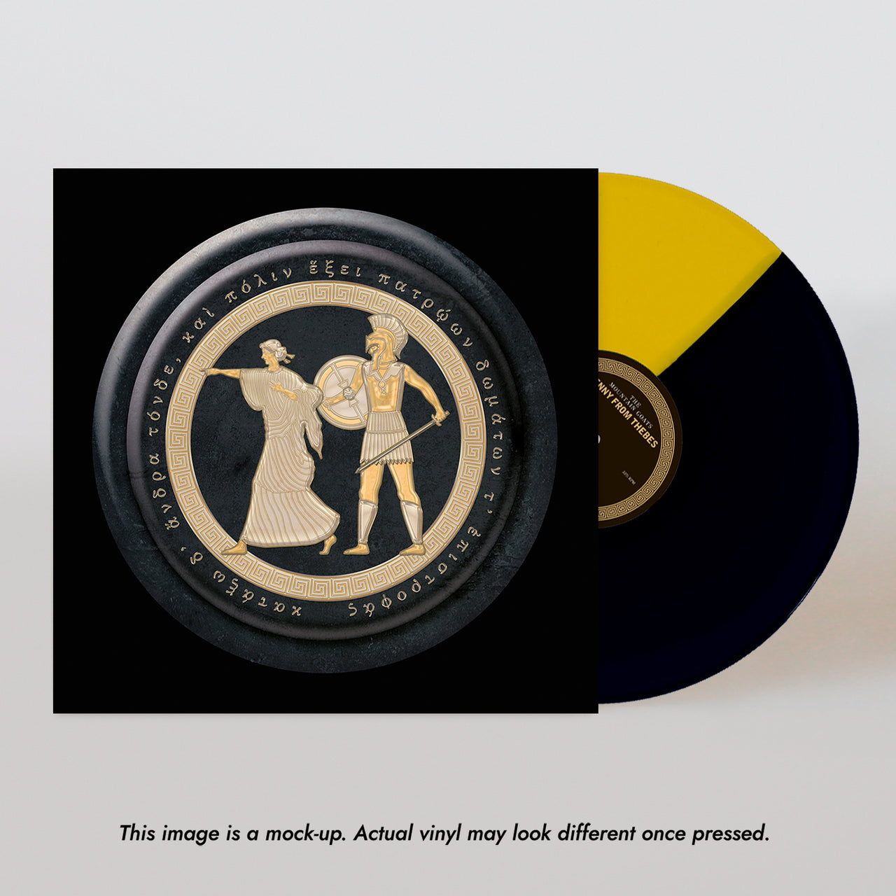 The Mountain Goats: Jenny From Thebes Vinyl LP (Black & Yellow)