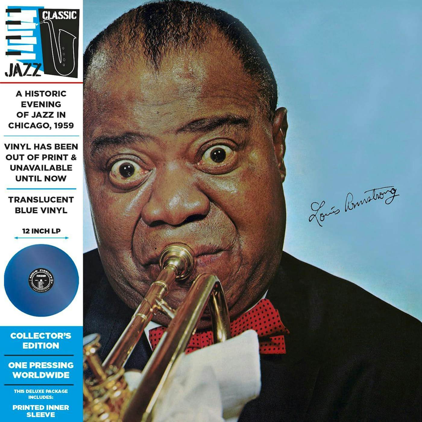 Louis Armstrong: The Definitive Album Vinyl LP (Blue)