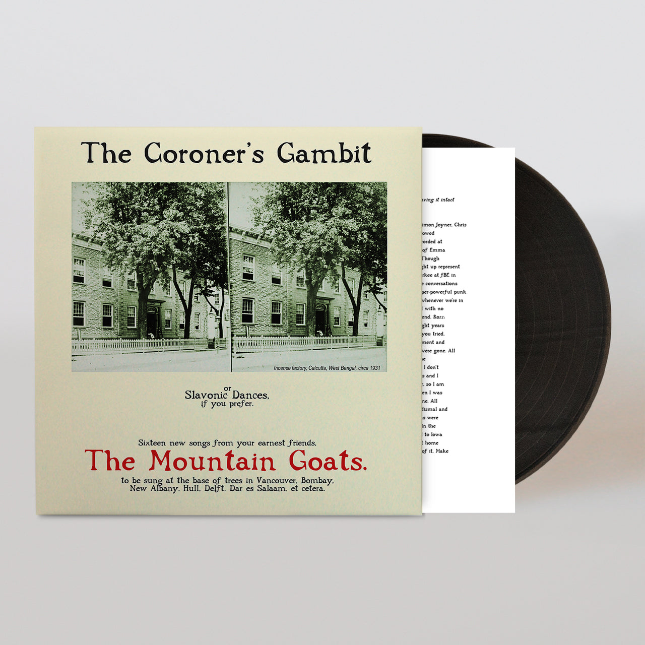 The Mountain Goats: The Coroner's Gambit Vinyl LP