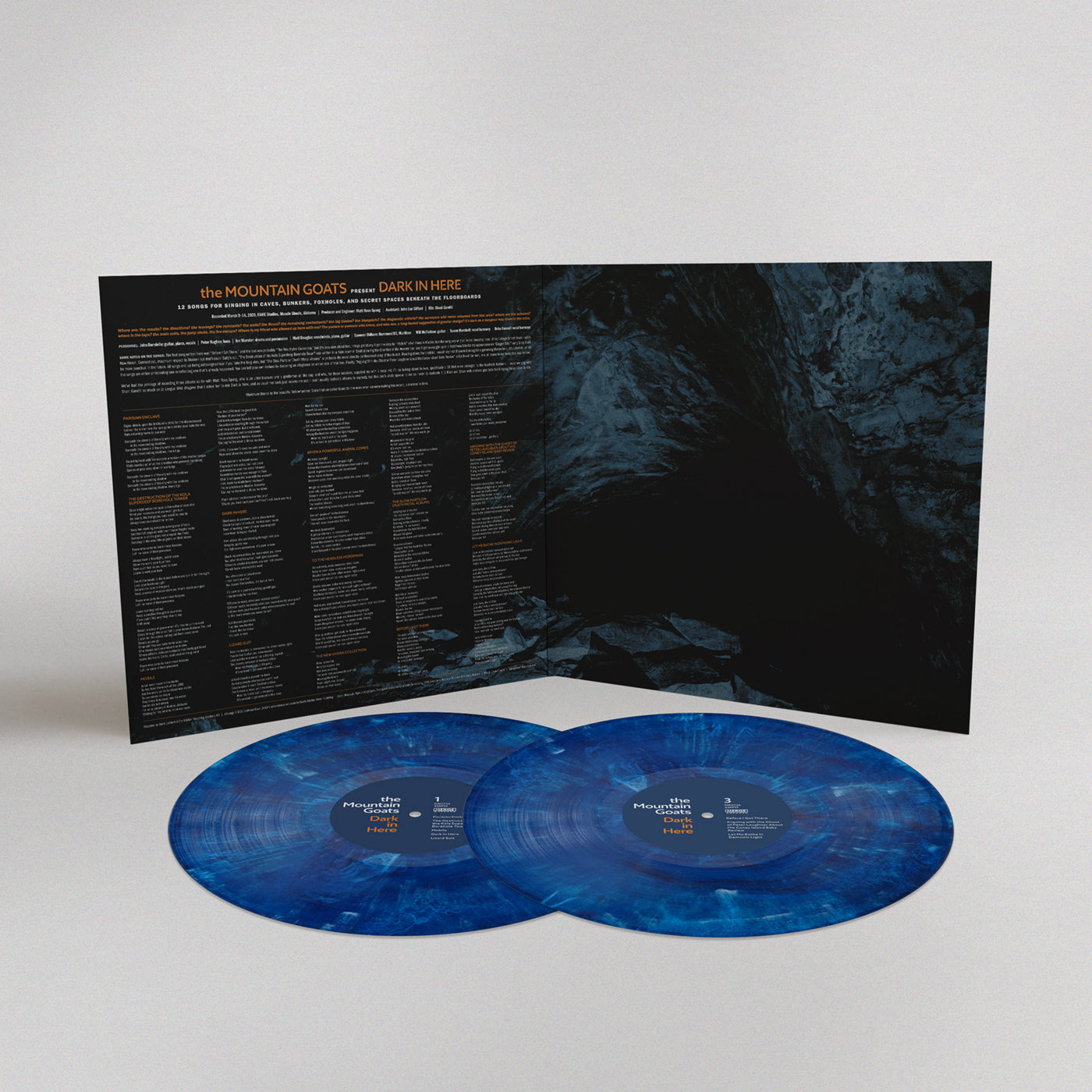 The Mountain Goats: Dark In Here Vinyl LP (Blue)