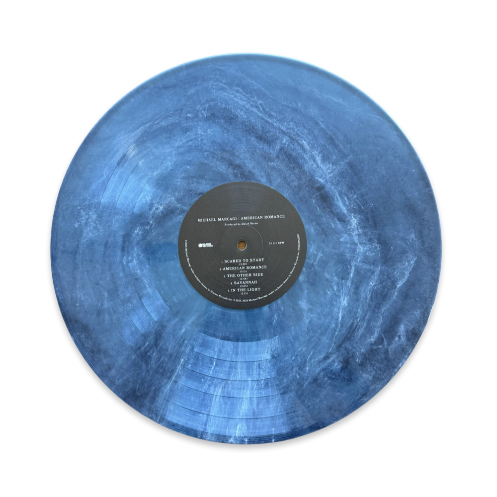 Michael Marcagi: American Romance Vinyl LP (Blue & Black)