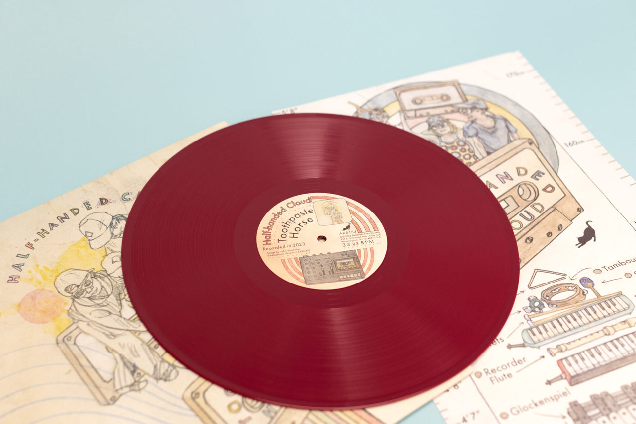 Toothpaste Horse / I Don't Have a Bib Vinyl LP (Fruit Punch)