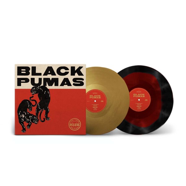 Black Pumas: Black Pumas Vinyl LP (Deluxe, Gold / Red & Black)