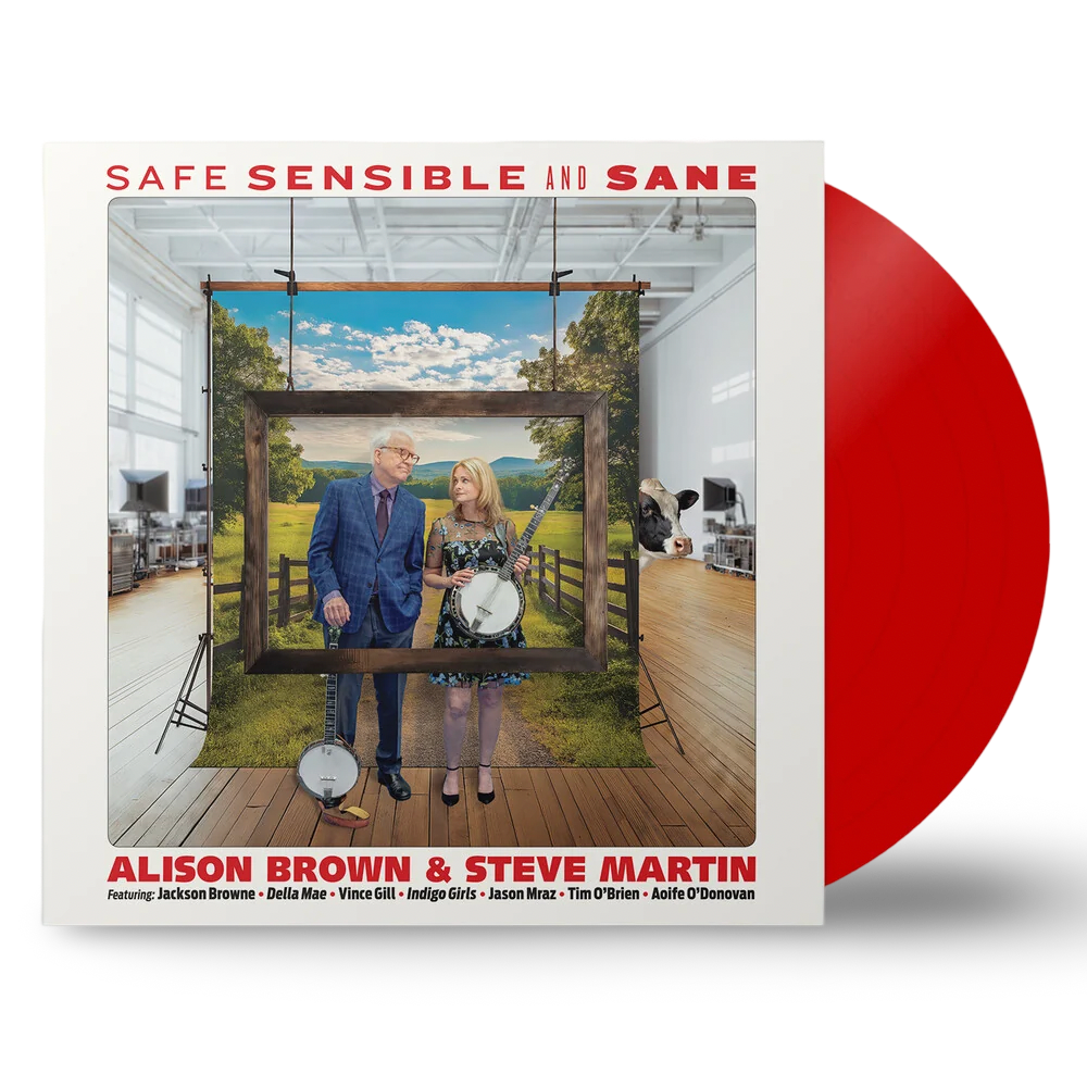 Alison Brown & Steve Martin: Safe, Sensible and Sane Vinyl LP (Red)