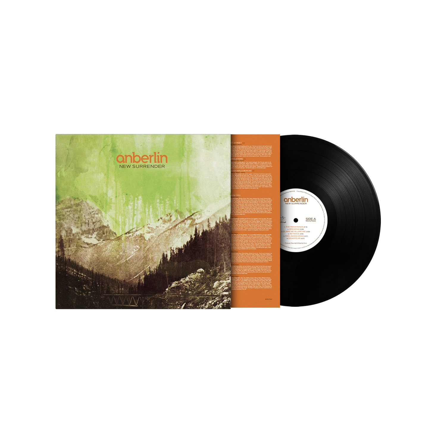 Anberlin: New Surrender Vinyl LP