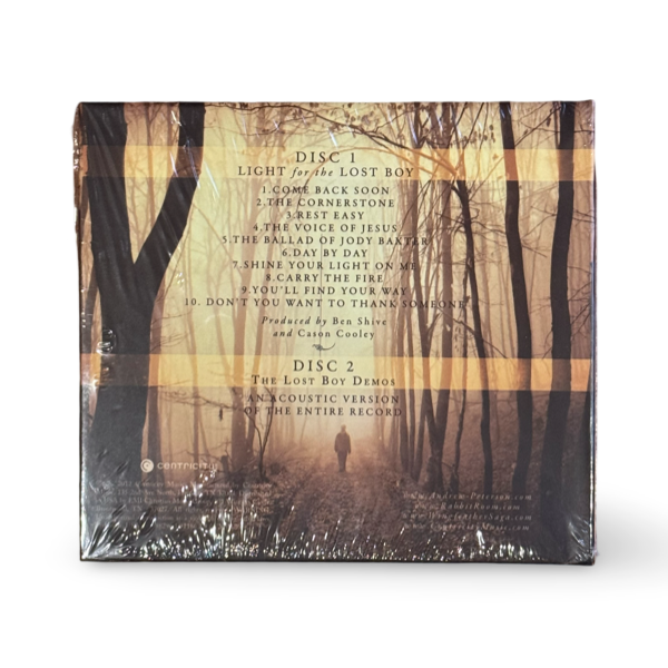 Andrew Peterson: Light For The Lost Boy (Deluxe Back Cover)