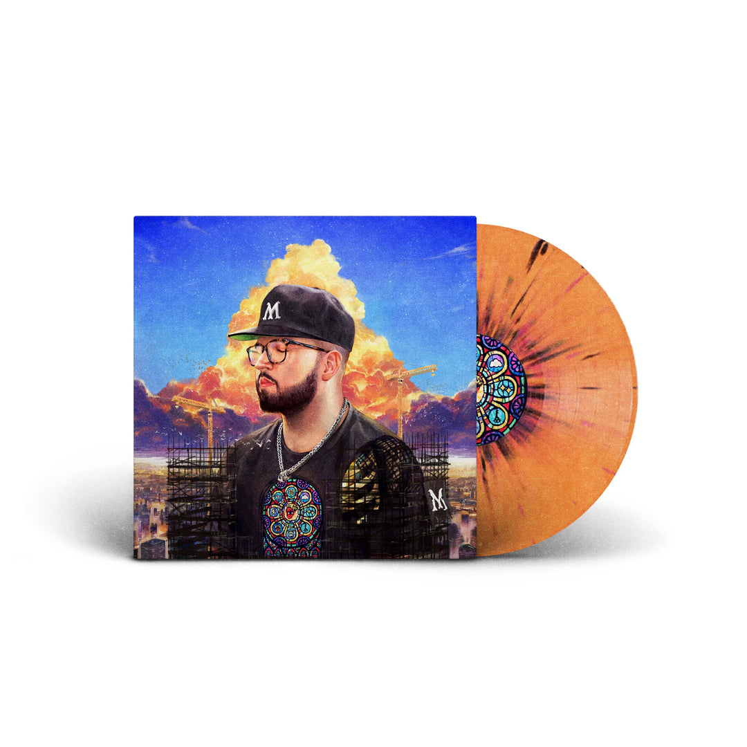 Andy Mineo: Work In Progress Vinyl LP (Orange w/ Blue Splatter)