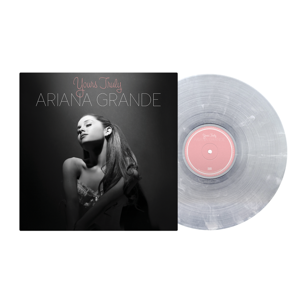 Ariana Grande: Yours Truly Vinyl LP (Clear/White Swirl)