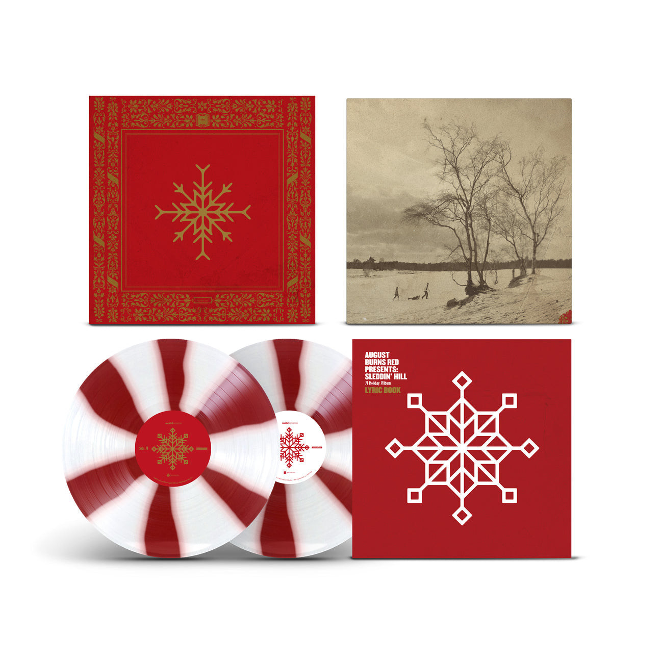 August Burns Red: Sleddin' Hill Vinyl LP (Candy Cane)