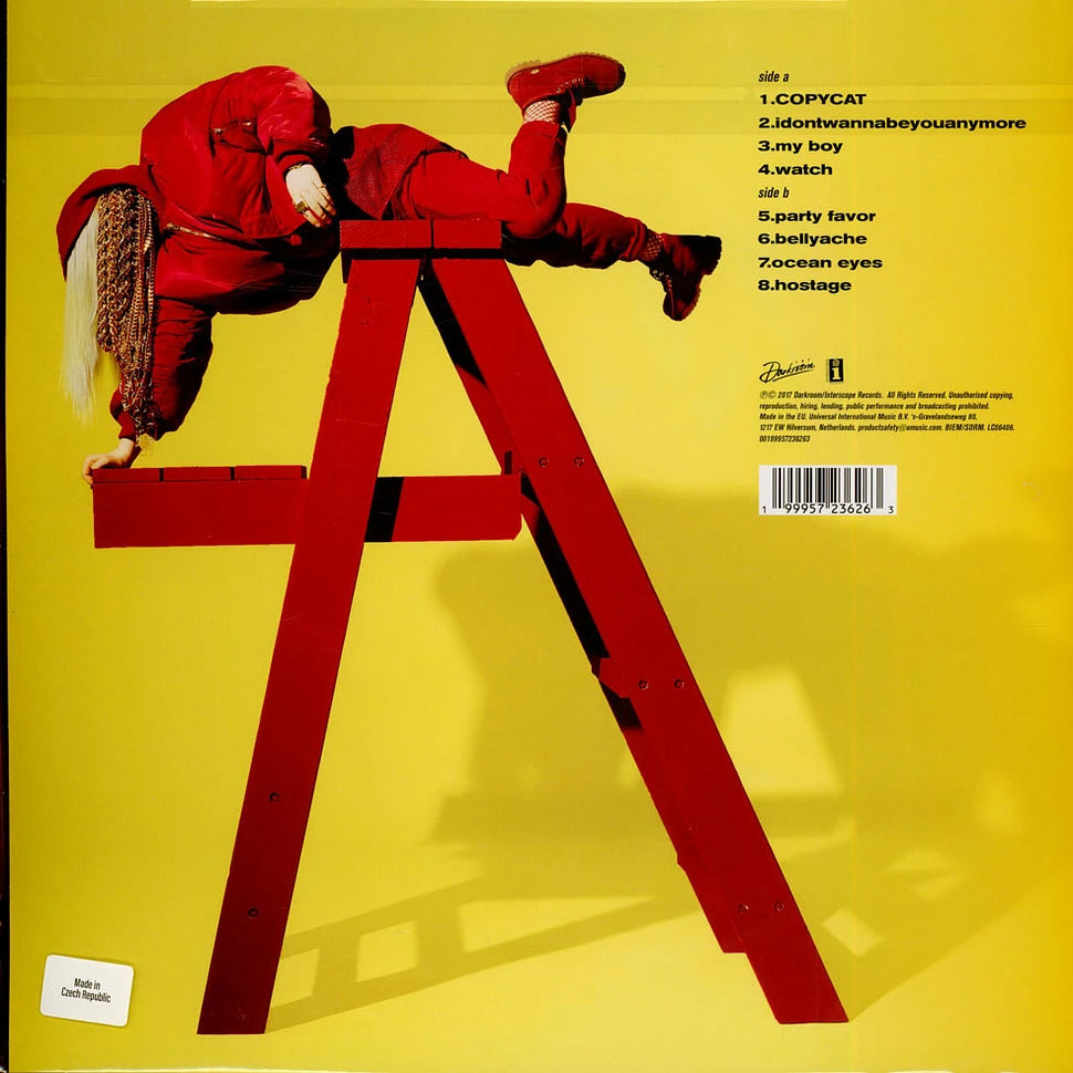 Billie Eilish: Don't Smile At Me Vinyl LP (Clear, UK Import)
