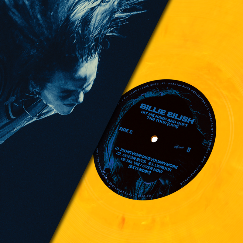 Billie Eilish: Hit Me Hard and Soft - The Tour (Live) Vinyl 3xLP (Blue, Yellow, Red)