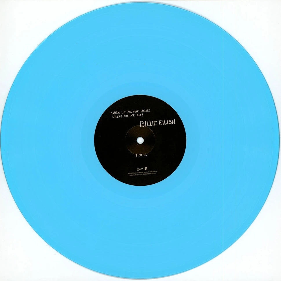Billie Eilish: When We All Fall Asleep Where Do We Go Vinyl LP (Baby Blue, UK Import)