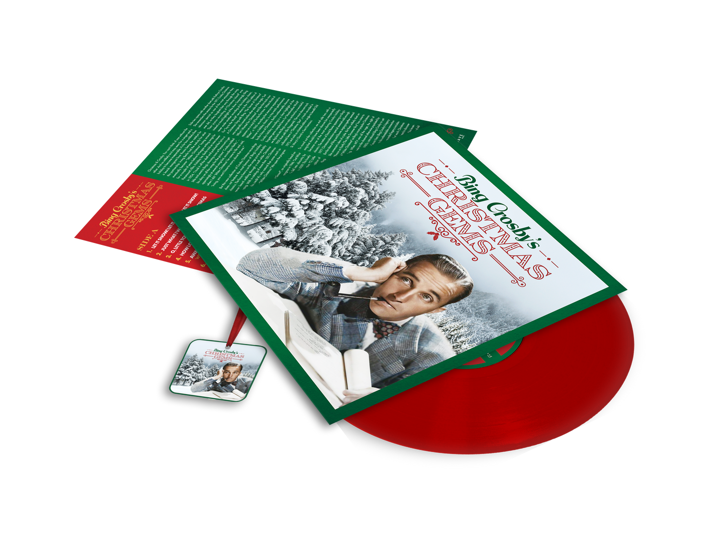 Bing Crosby: Bing Crosby's Christmas Gems Vinyl LP (Red)