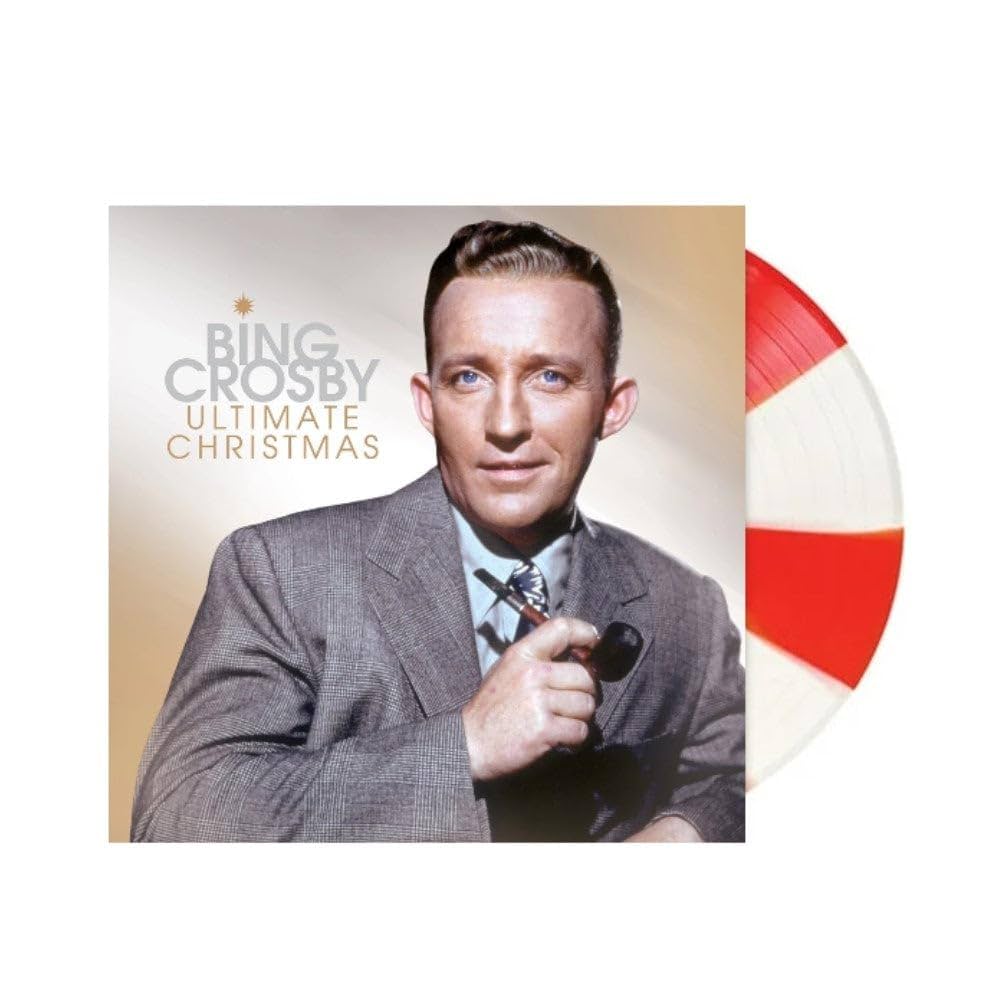 Bing Crosby: Ultimate Christmas Vinyl LP (Candy Cane)