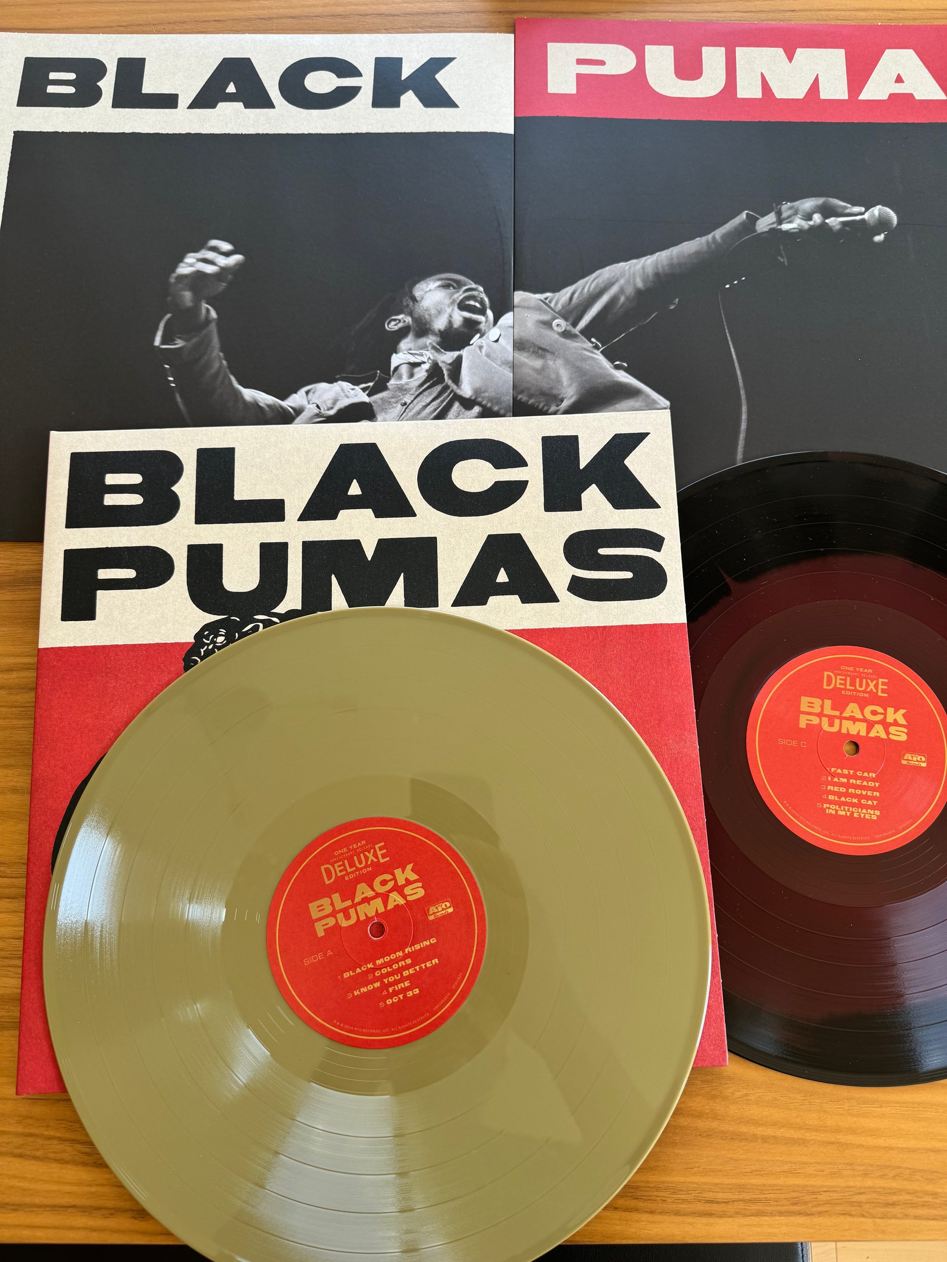 Black Pumas: Black Pumas Vinyl LP (Deluxe, Gold / Red & Black)