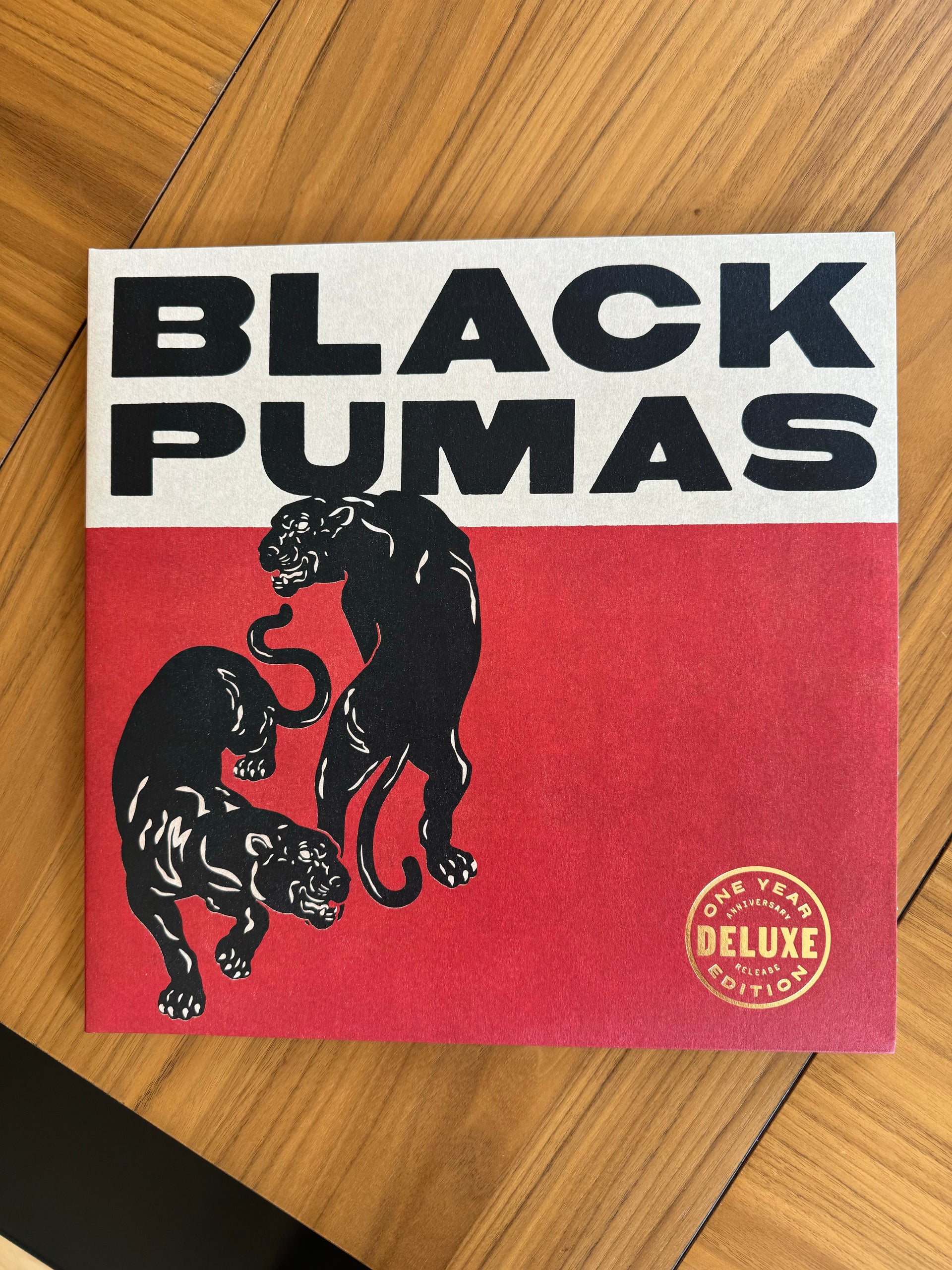 Black Pumas: Black Pumas Vinyl LP (Deluxe, Gold / Red & Black)