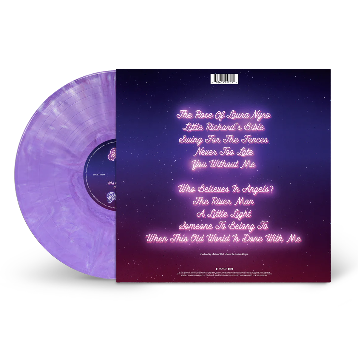 Brandi Carilile & Elton John: Who Believes In Angels Vinyl LP (Neon Purple)