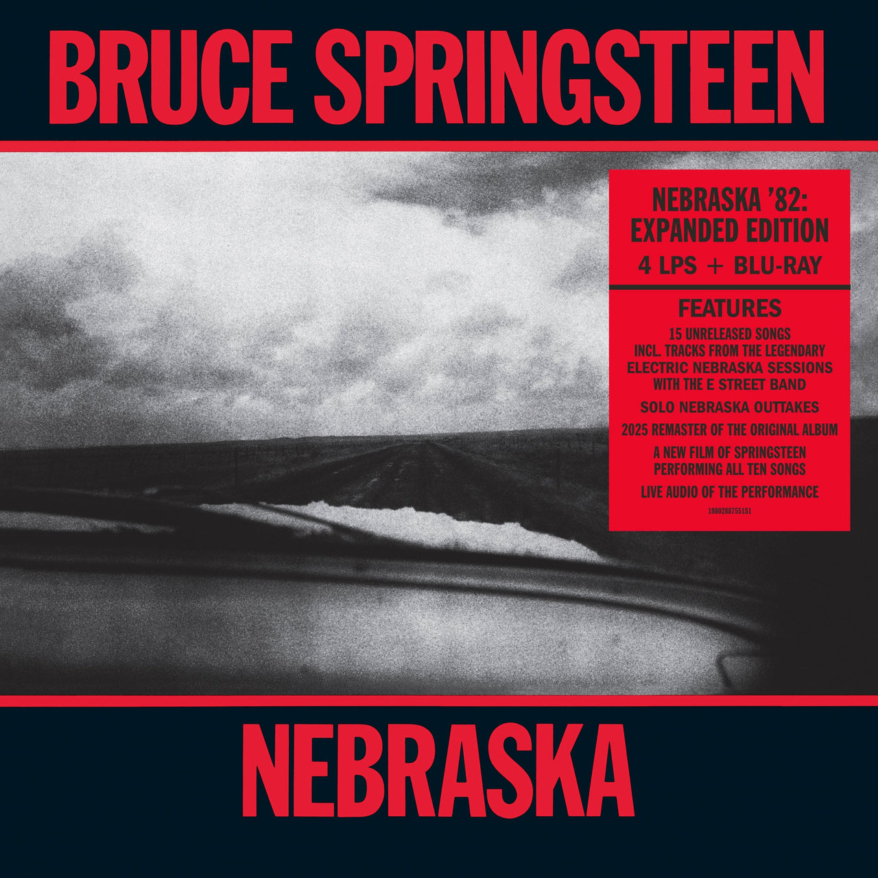 Bruce Springsteen: Nebraska '82 Vinyl Box Set (4xLP + 1x Bluray)