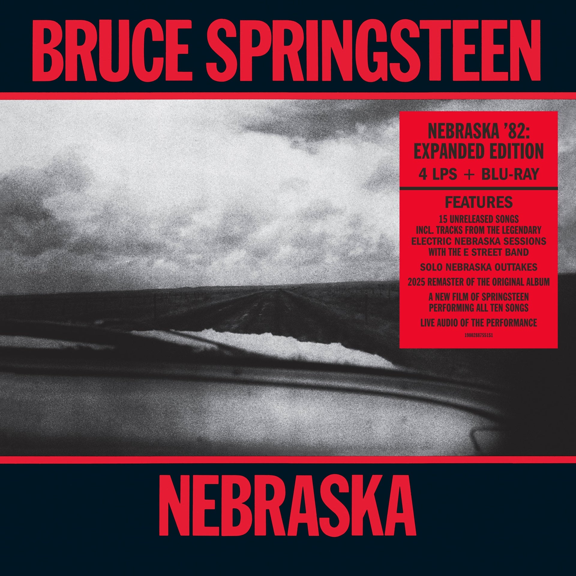 Bruce Springsteen: Nebraska '82 Vinyl Box Set (4xLP + 1x Bluray)
