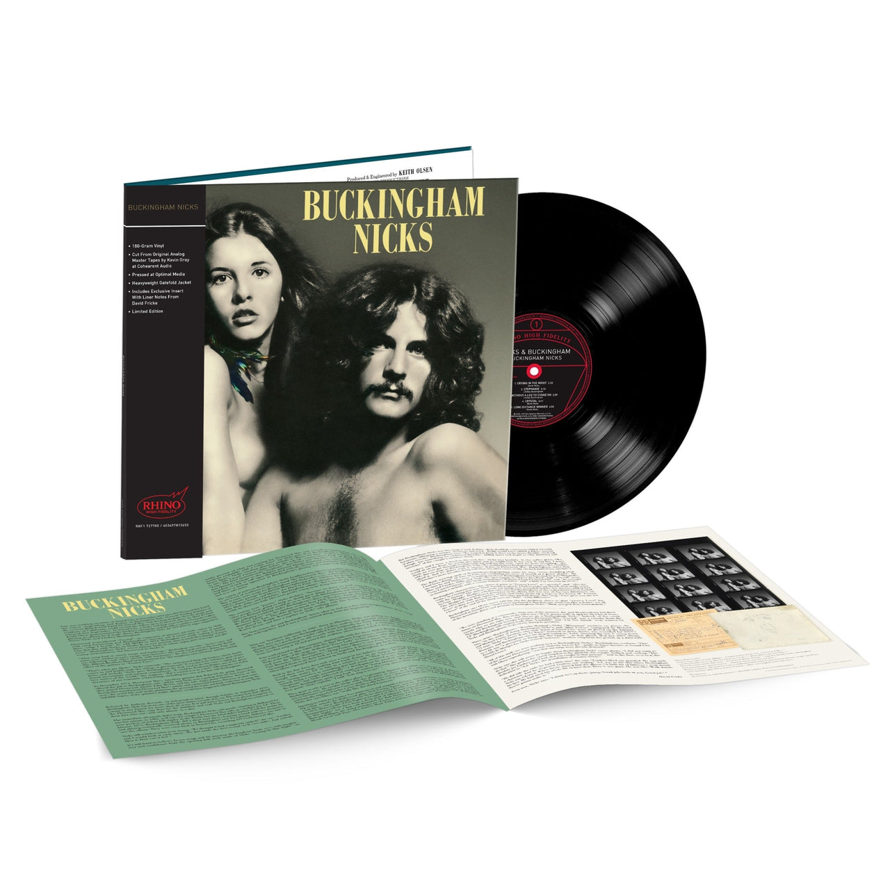 Buckingham / Nicks Vinyl LP (180 gram, Rhino High Fidelity)