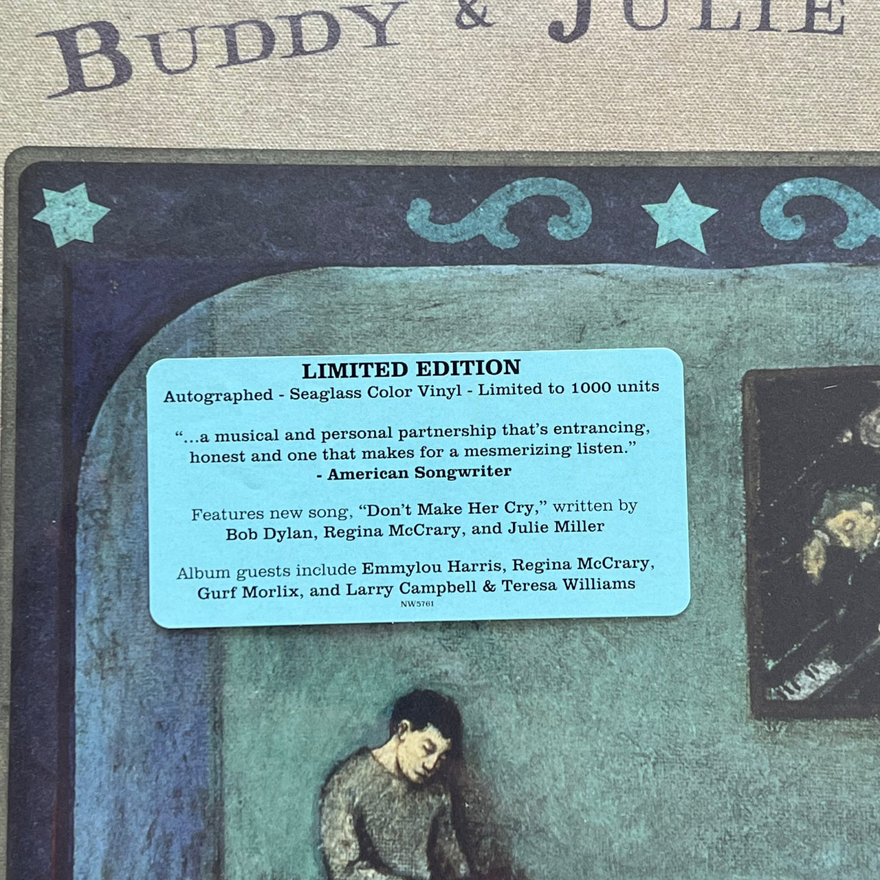 Buddy & Julie Miller: In The Throes Vinyl LP (Autographed, Seaglass)