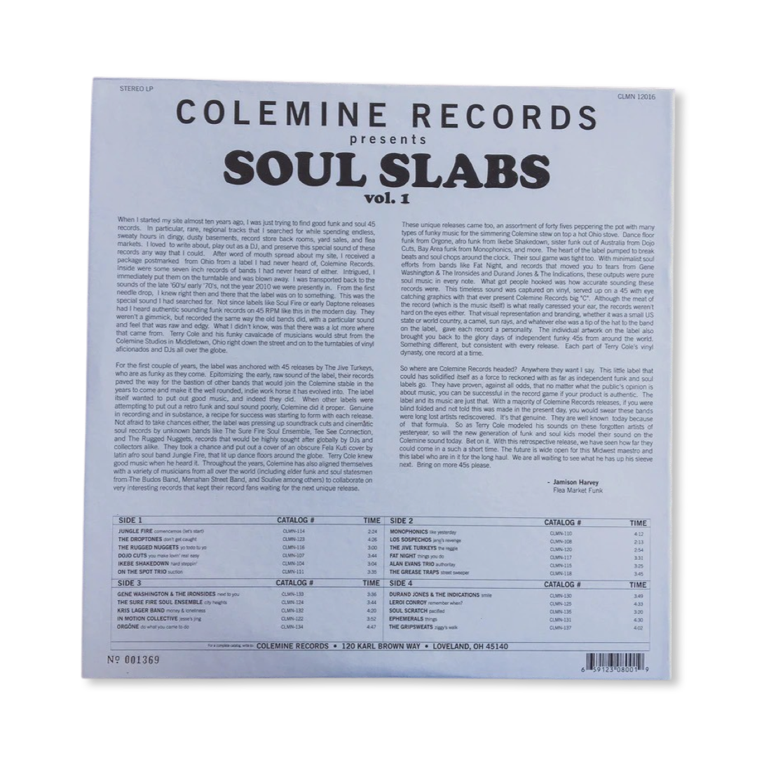 Soul Slabs Vol. 1 Vinyl LP