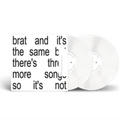 Charlie XCX: Brat and It's The Same But There's Three More Songs So It's Not Vinyl LP (White)