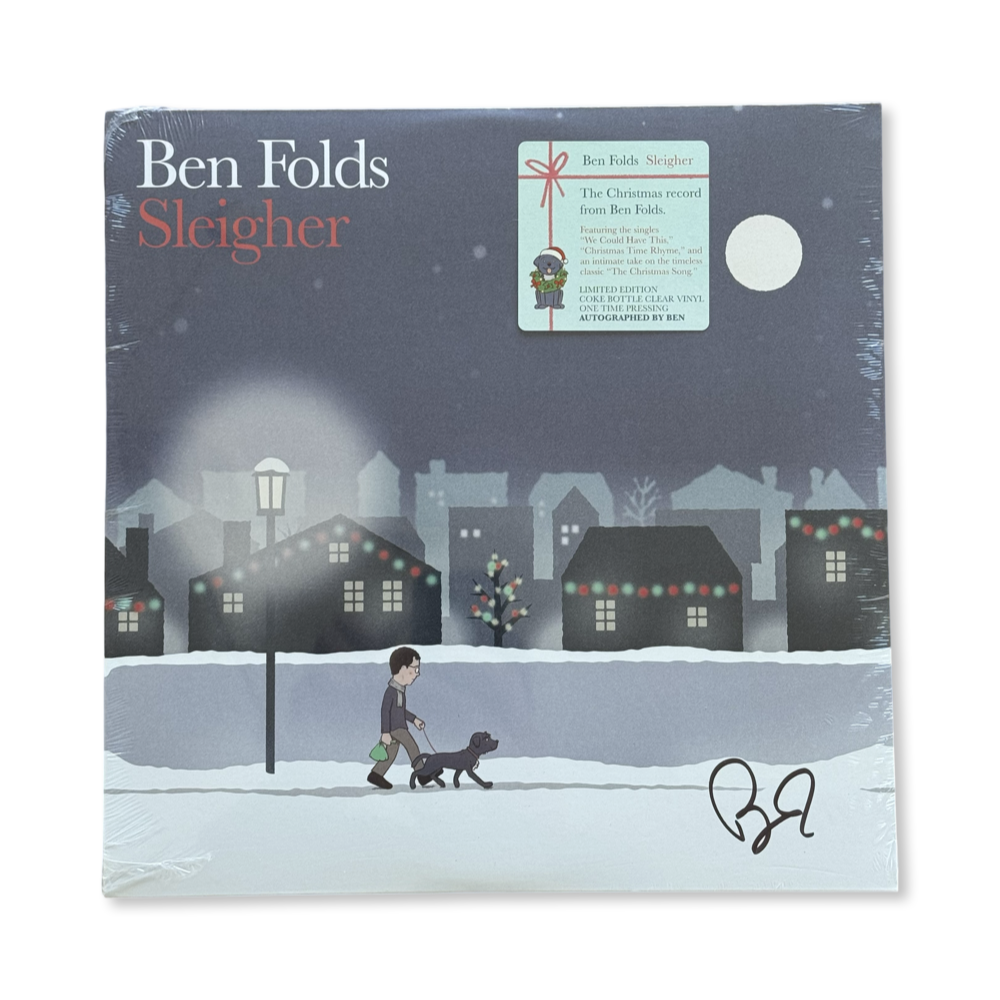 Ben Folds: Sleigher Vinyl LP (Green, Autographed)