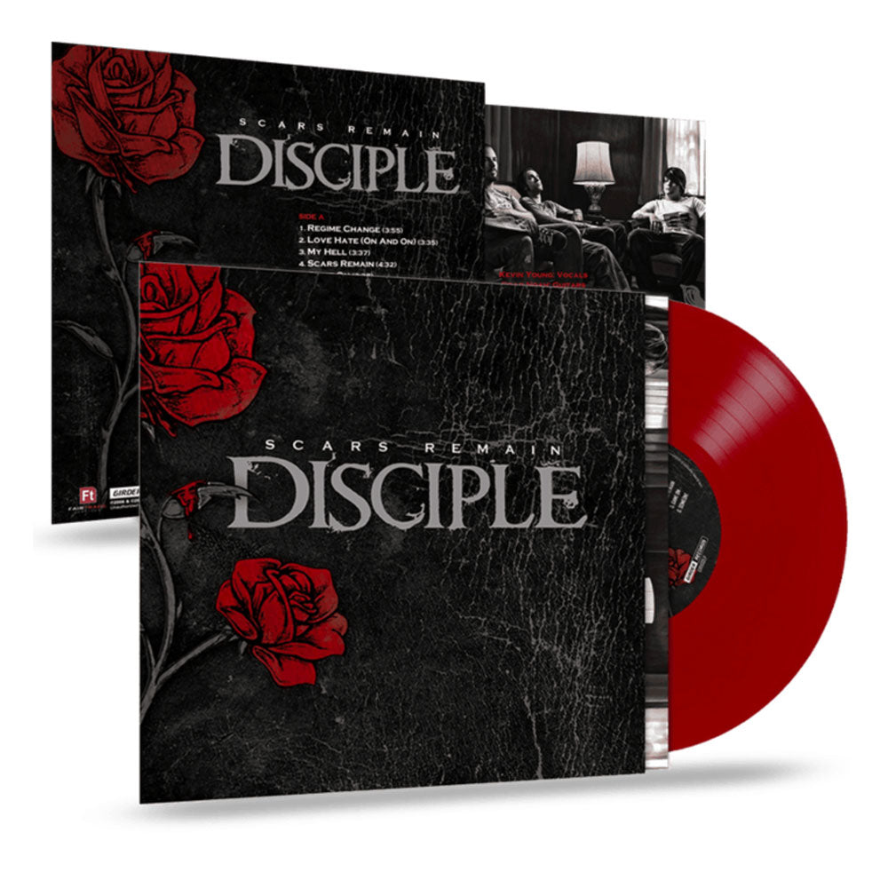 Disciple: Scars Remain Vinyl LP (Rose Red)