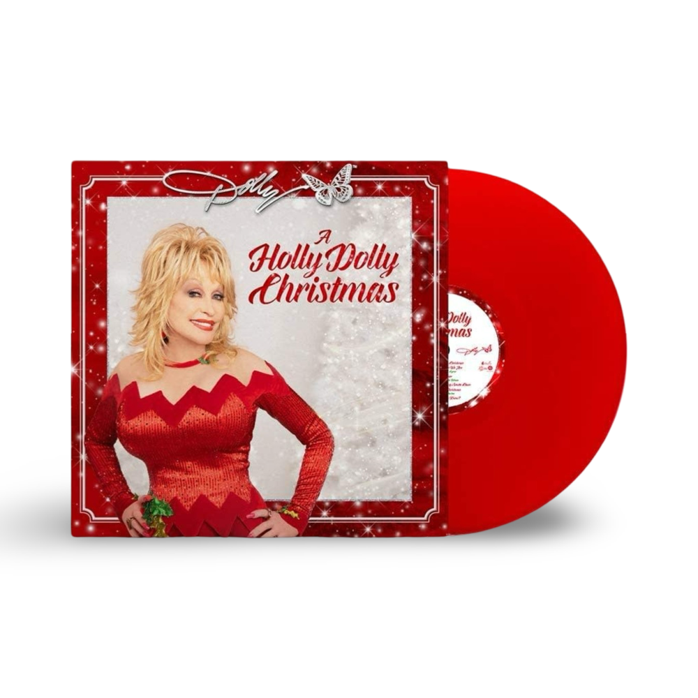 Dolly Parton: A Holly Dolly Christmas Vinyl LP (Red)