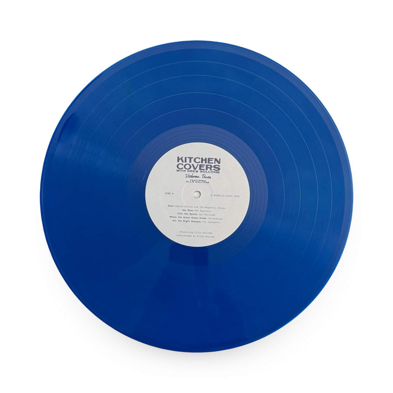 Drew & Ellie Holcomb: Kitchen Covers Vol. 3 Vinyl LP (Blue, Autographed)