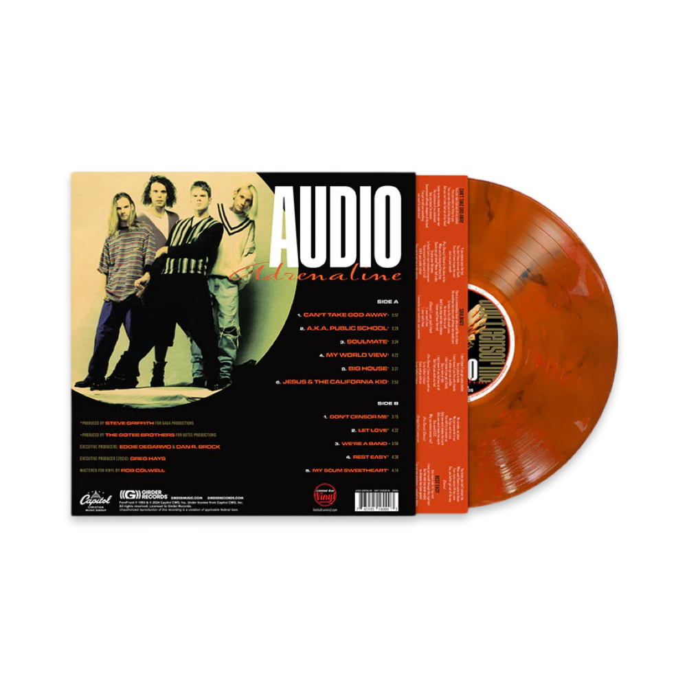 Audio Adrenaline: Don't Censor Me Vinyl LP (Orange)