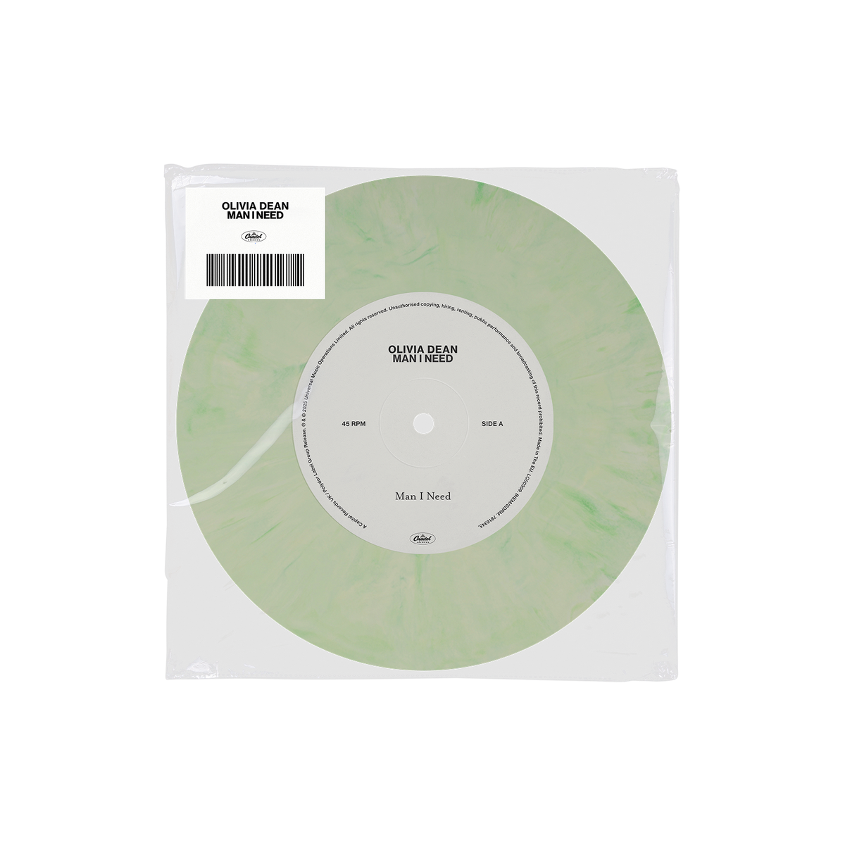 Olivia Dean: Man I Need 7" Vinyl (Light Green)
