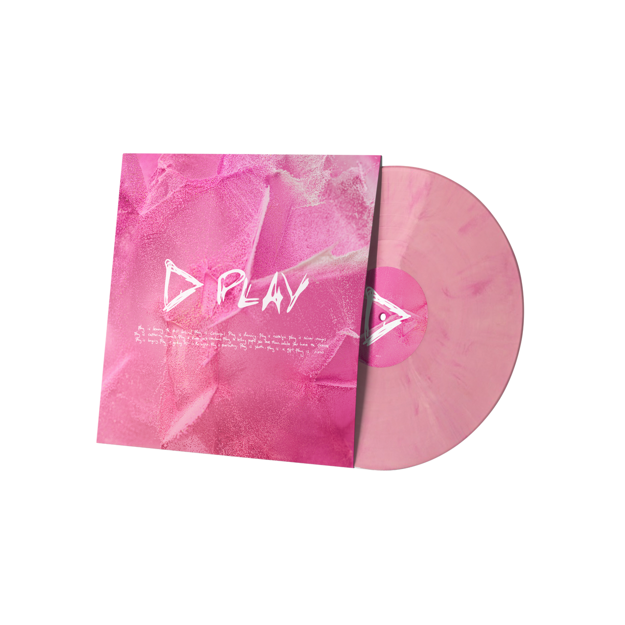 Ed Sheeran: Play Vinyl LP (Pink & White Marble)