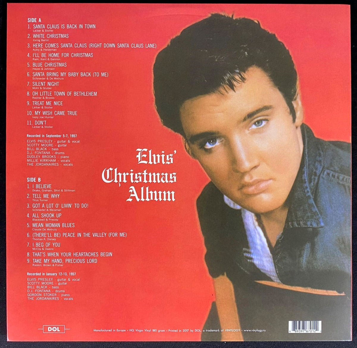 Elivs Presley: Elvis' Christmas Album Vinyl LP (Picture Disc)