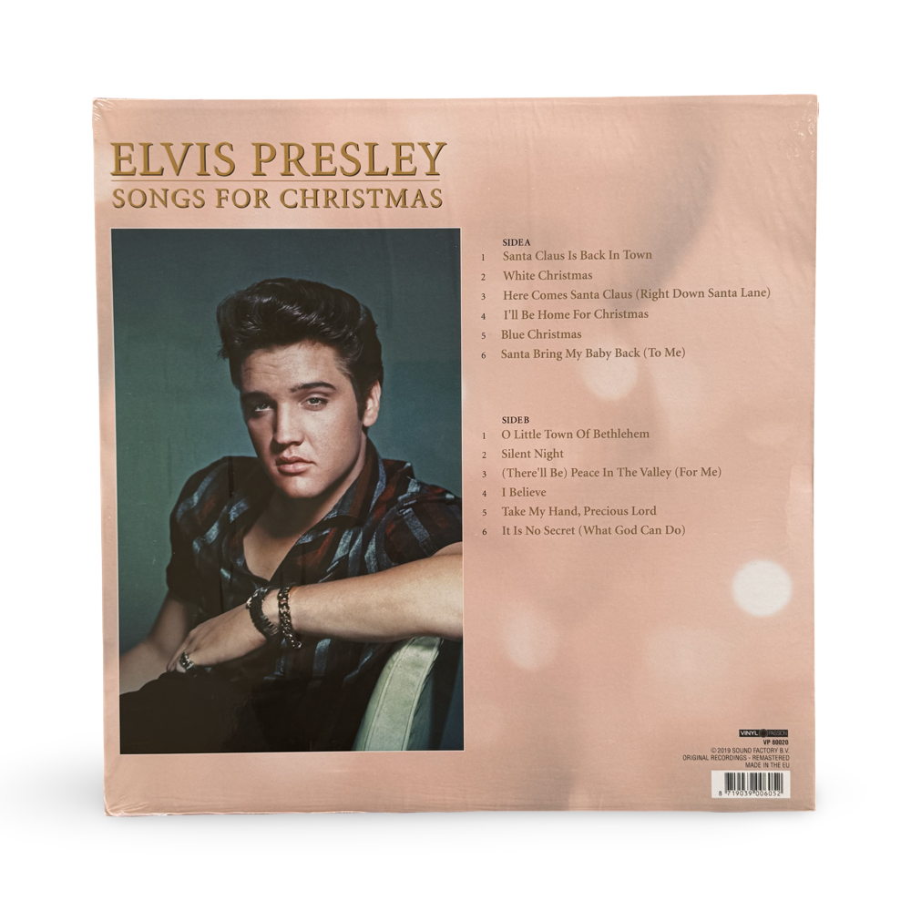 Elvis Presley: Songs for Christmas Vinyl LP (Silver)