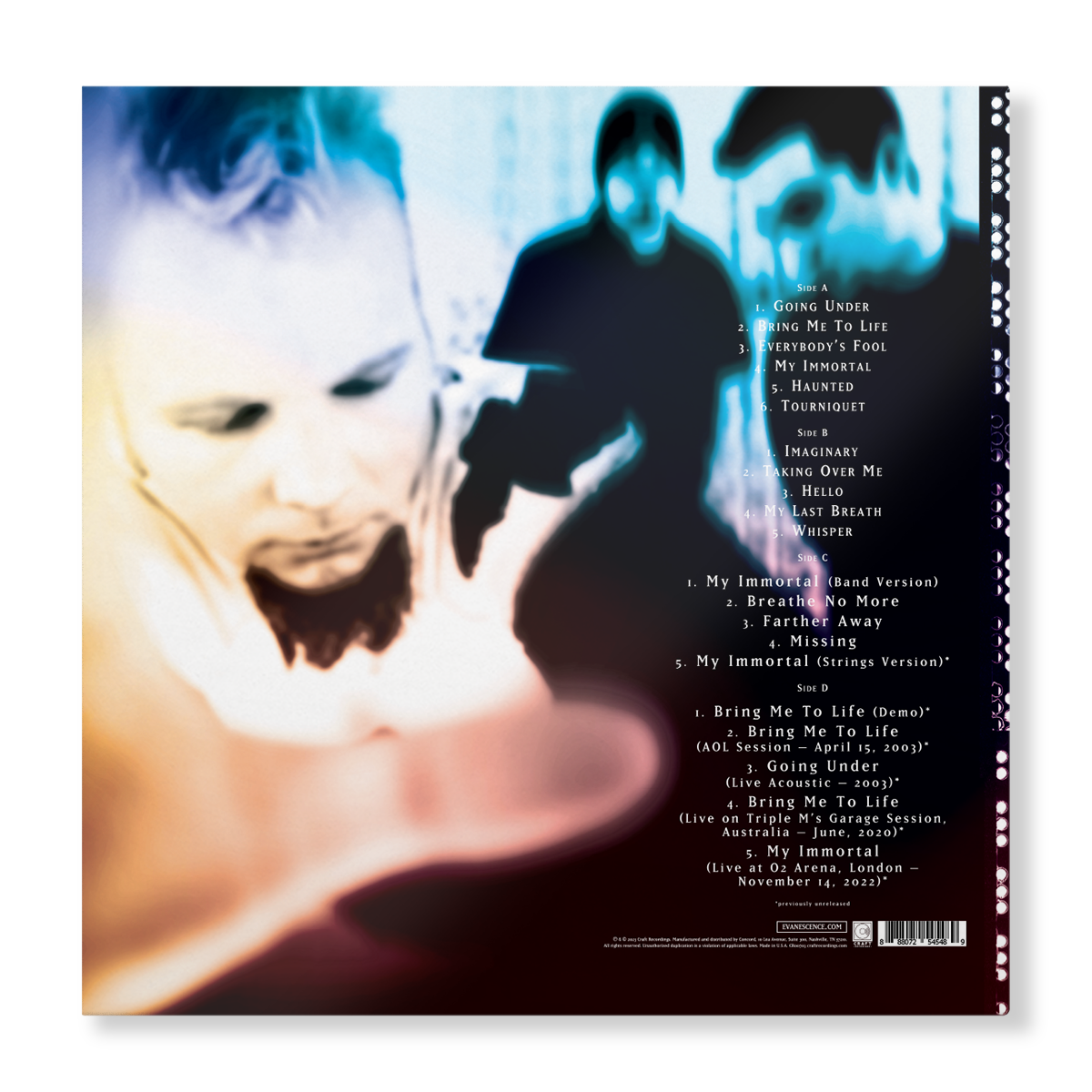 Evanescence: Fallen Vinyl LP (Pink & Black Marble, 20th Anniversary Deluxe 2xLP)