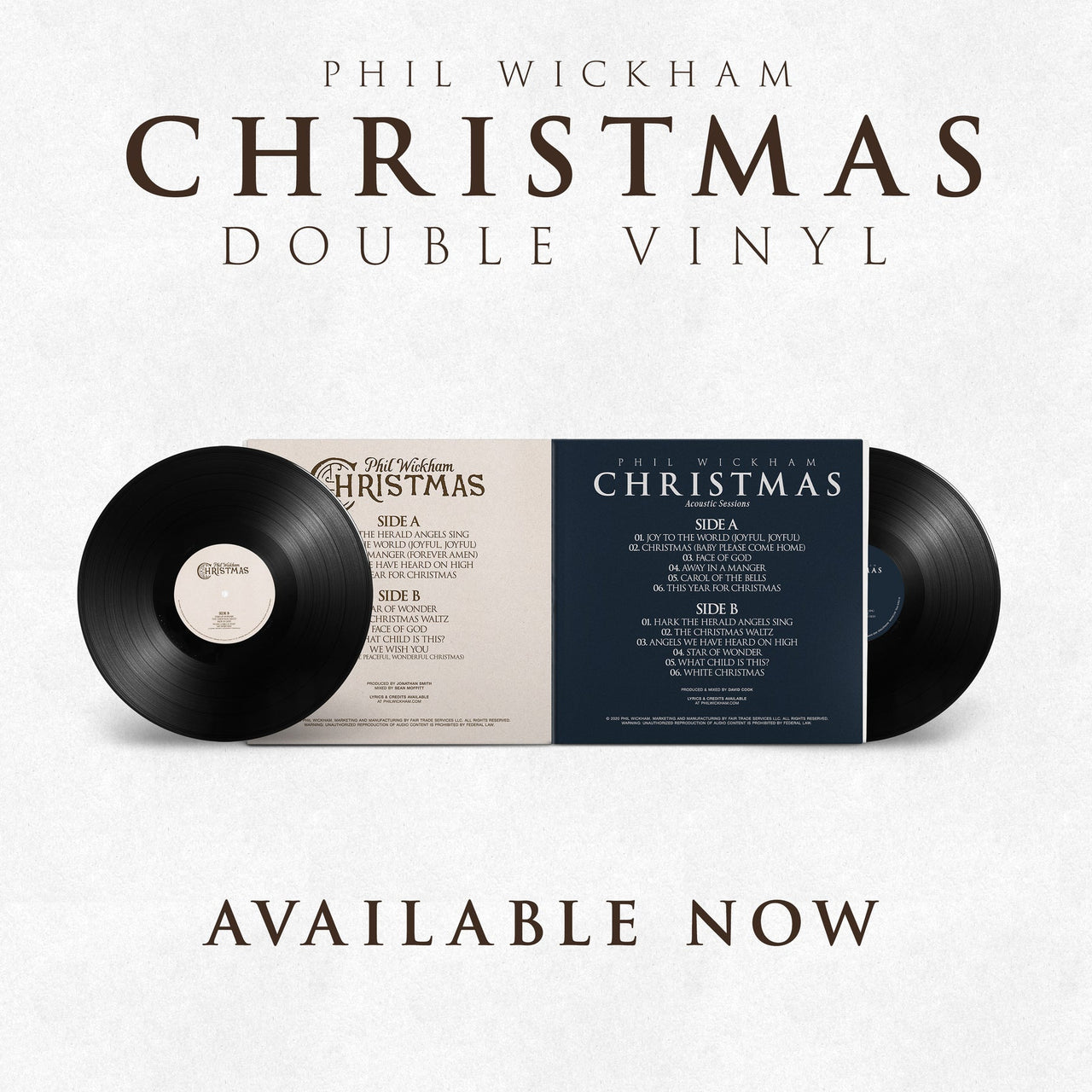 Phil Wickham: Christmas & Christmas Acoustic Sessions Vinyl LPs