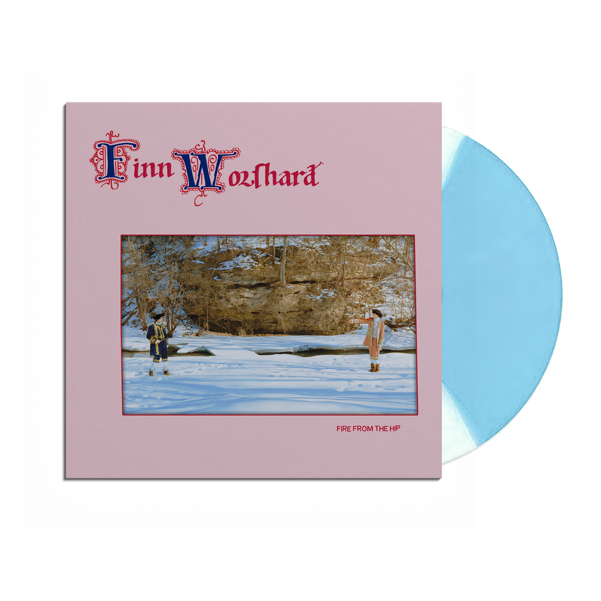 Finn Wolfhard: Fire From the Hip Vinyl LP (Baby Blue & White)
