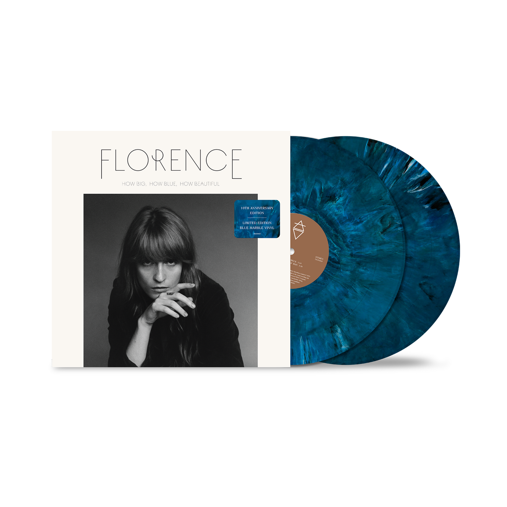 Florence and the Machine: How Big, How Blue, How Beautiful Vinyl LP (Blue, Anniversary)