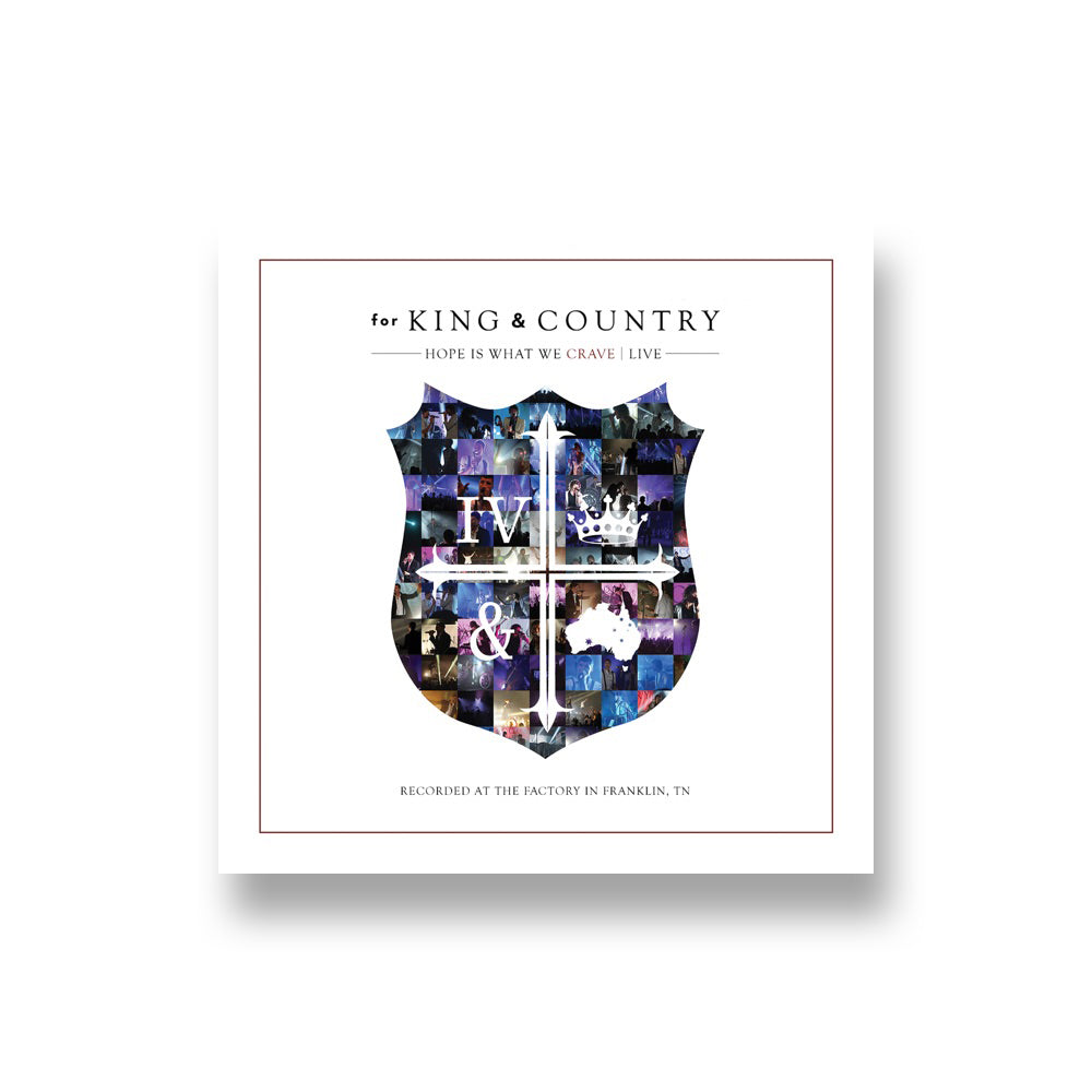 For King & Country: Hope is What We Crave - Live CD / DVD